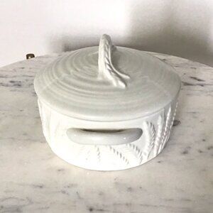 Anthropologie Mimi Thorisson Italian Hours Stoneware Baking Dish Cocotte NIB